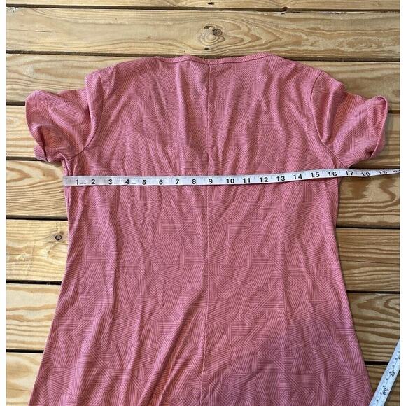 Kuhl T Shirt Dress Size Small Women’s Pink V Neck - Picture 8 of 8